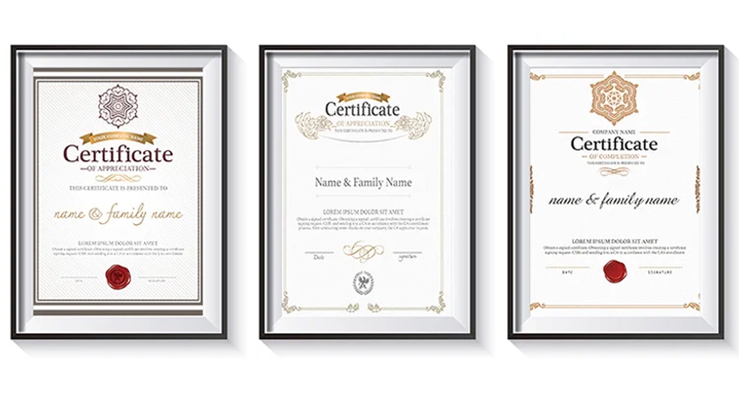 Certifications Certifications